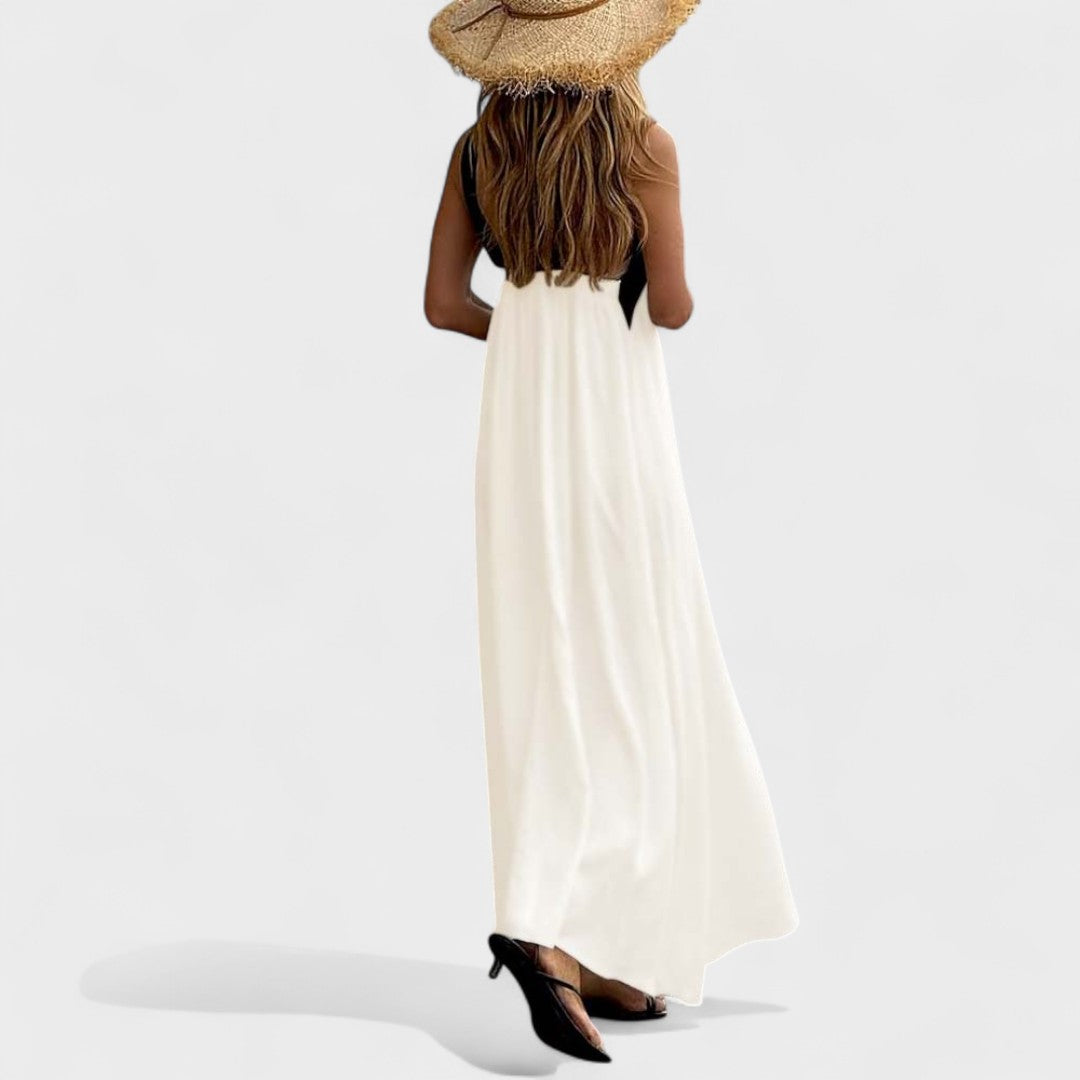 Fabiola | Vestido maxi elegante para mujer de verano