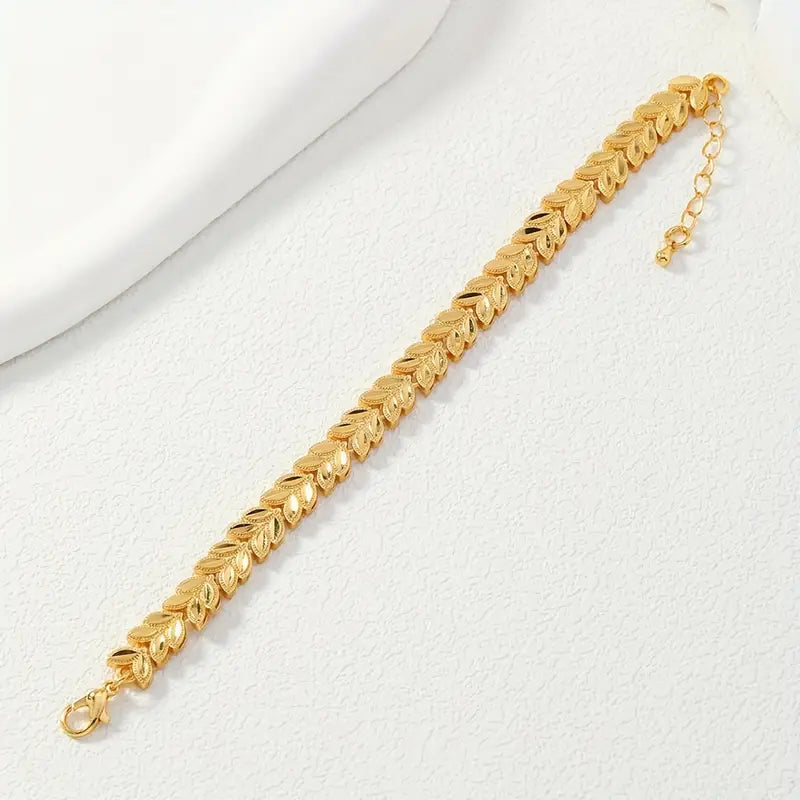 Aurya Cuff - 24k Gold Tribal Bracelet - Aveneli