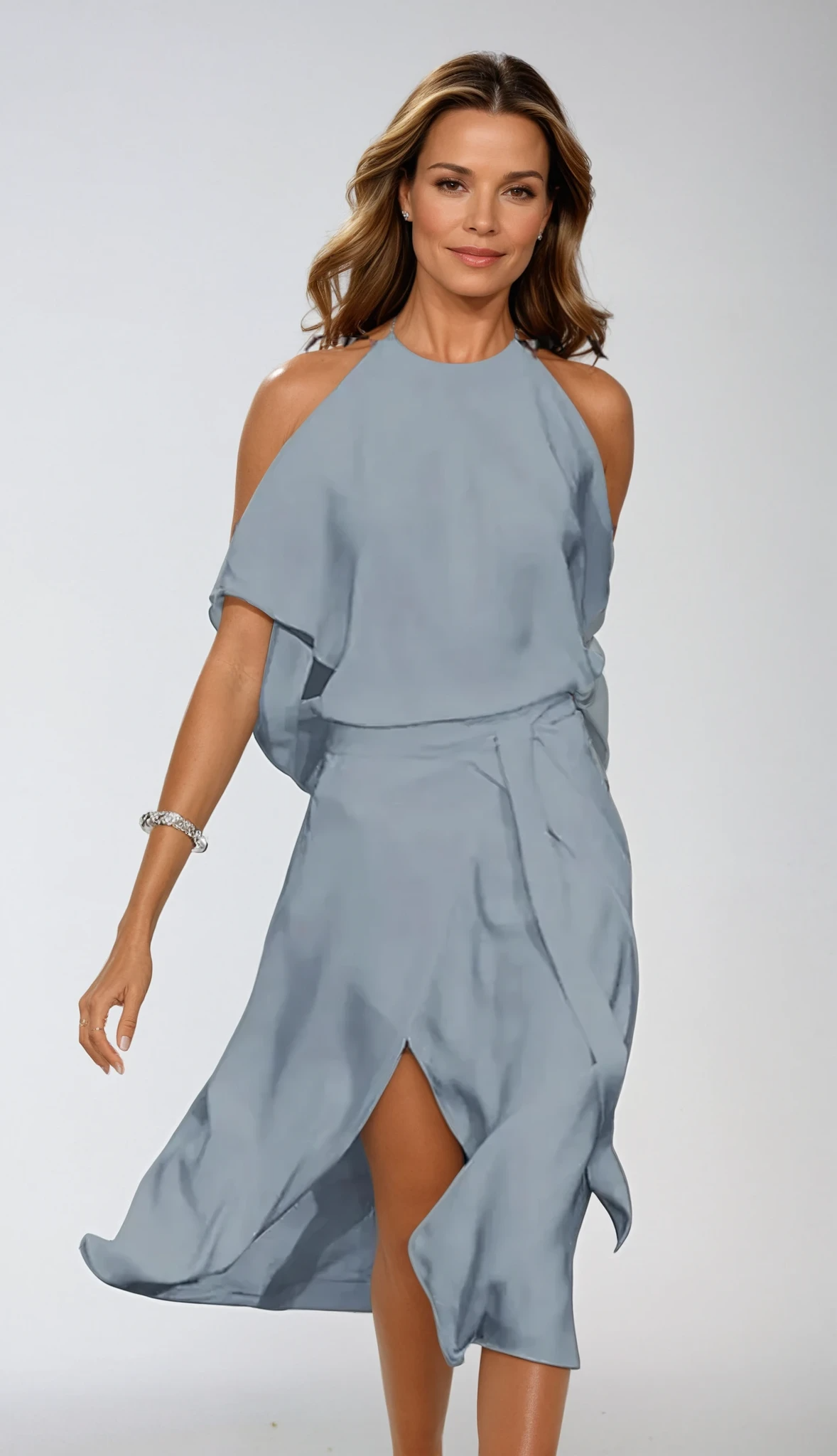 Donna | Vestido moderno con escotes de moda