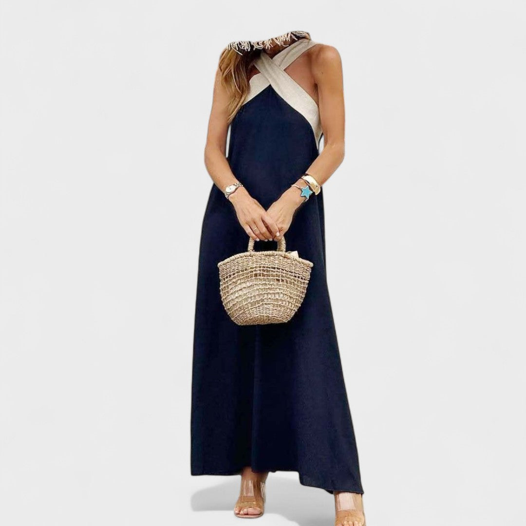 Fabiola | Vestido maxi elegante para mujer de verano