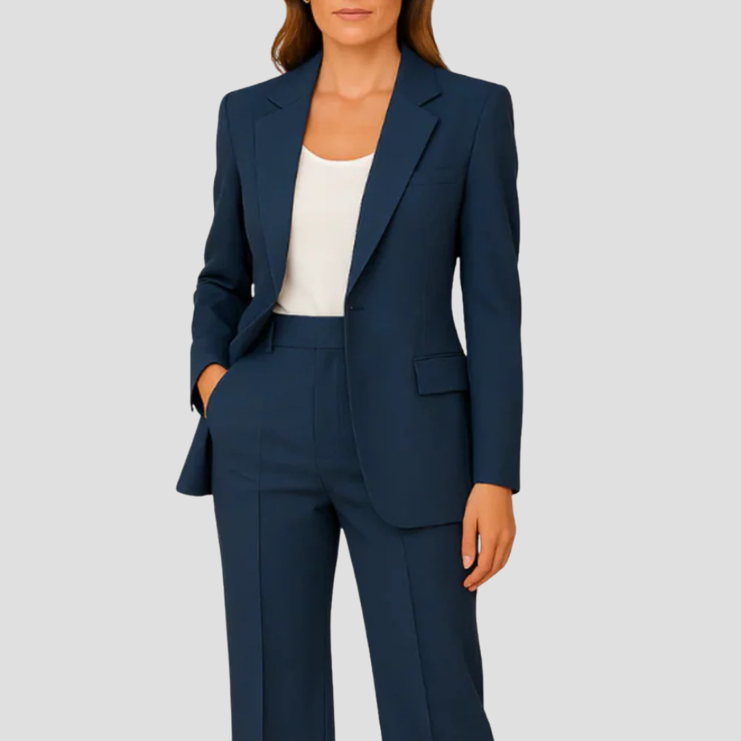 Celia | Conjunto para mujer con blazer y pantalón recto