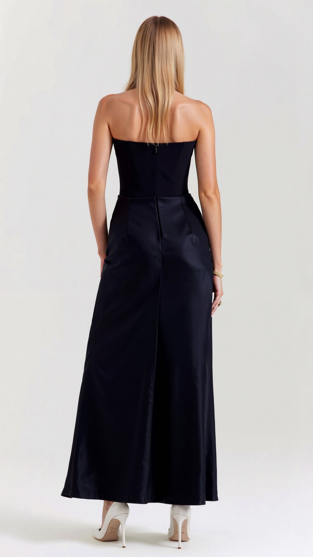 Florena | Vestido maxi de boda con silueta columna elegante para mujer