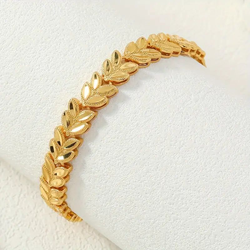 Aurya Cuff - 24k Gold Tribal Bracelet - Aveneli