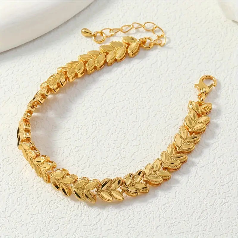 Aurya Cuff - 24k Gold Tribal Bracelet - Aveneli