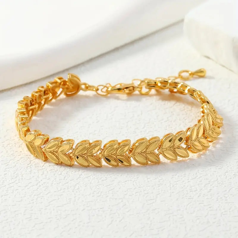 Aurya Cuff - 24k Gold Tribal Bracelet - Aveneli