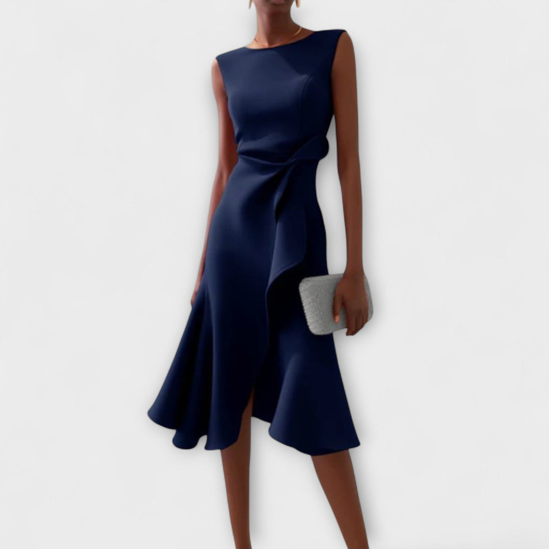 Marta | Vestido midi de verano para mujer sin mangas