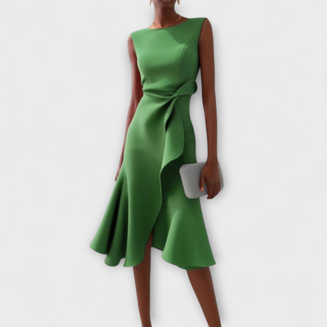 Marta | Vestido midi de verano para mujer sin mangas