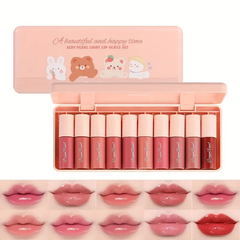 Aurora Shine Set - 10 Glosses for the Price of 5 - Aveneli