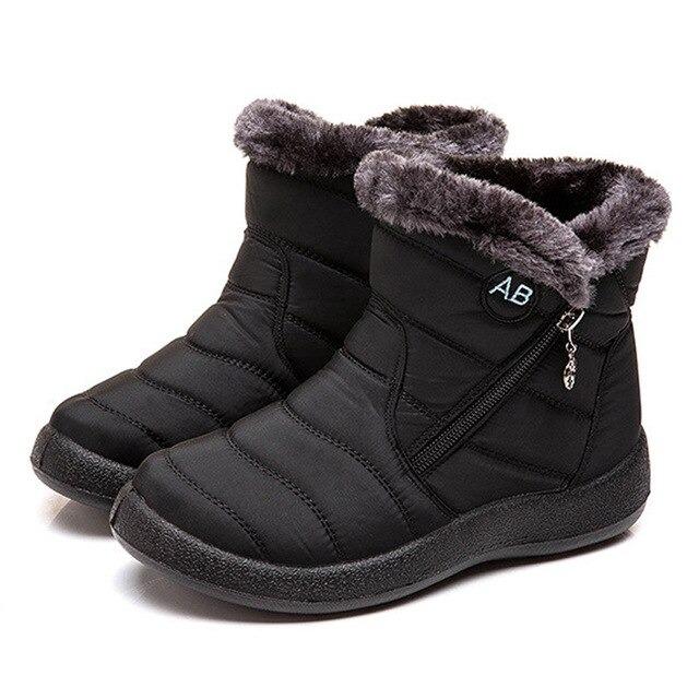 Botas de invierno impermeables cálidas y forradas para días fríos