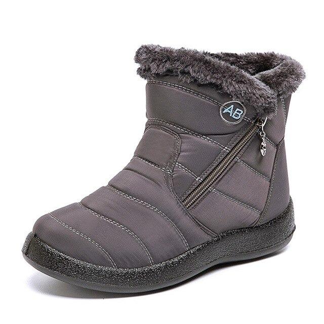 Botas de invierno impermeables cálidas y forradas para días fríos