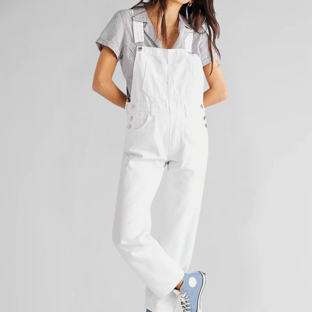 Zahara | Peto holgado para mujer con tirantes y bolsillos | Casual