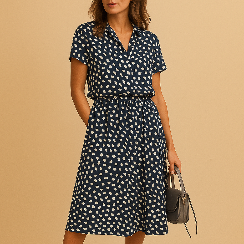 Sira | Vestido midi de verano con lunares