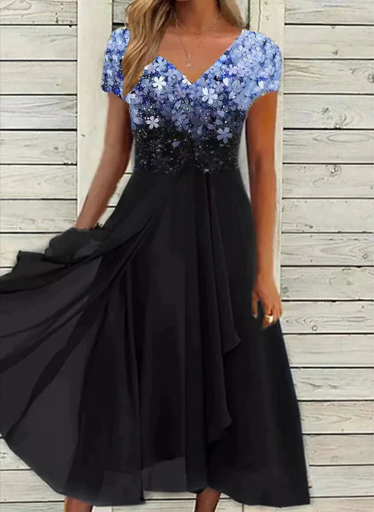 Ximara | Vestido largo con estampado floral | Maxi