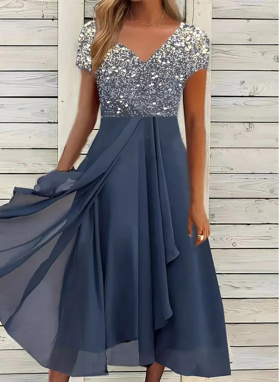 Ximara | Vestido largo con estampado floral | Maxi