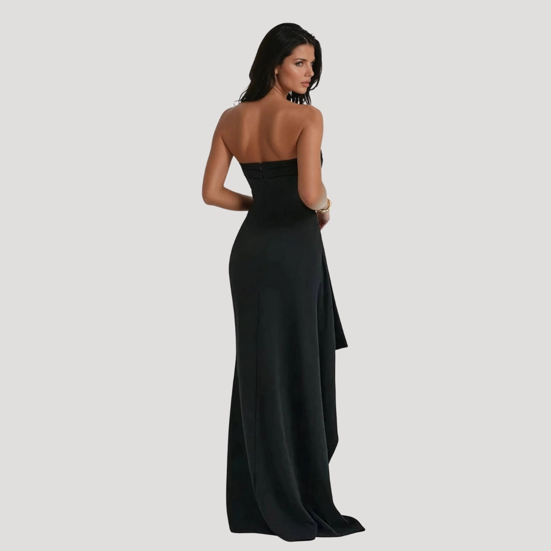 Verónica | Vestido maxi para mujer elegante palabra de honor