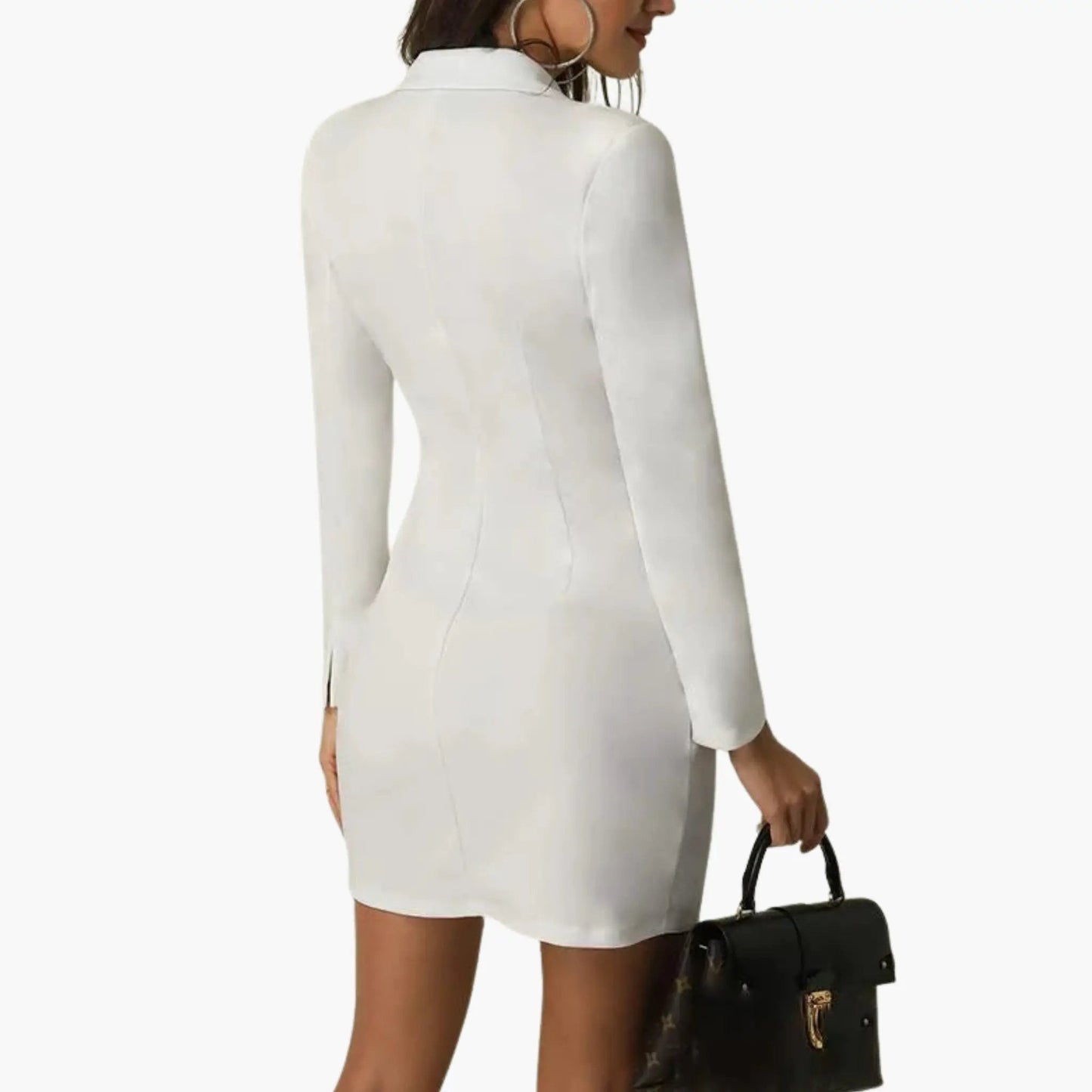 Inés | Vestido blazer para mujer con solapas y doble botonadura