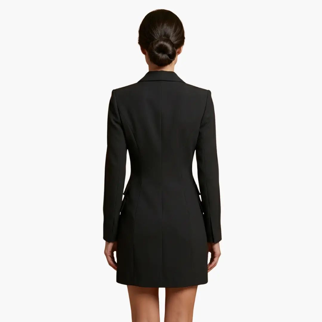 Inés | Vestido blazer para mujer con solapas y doble botonadura