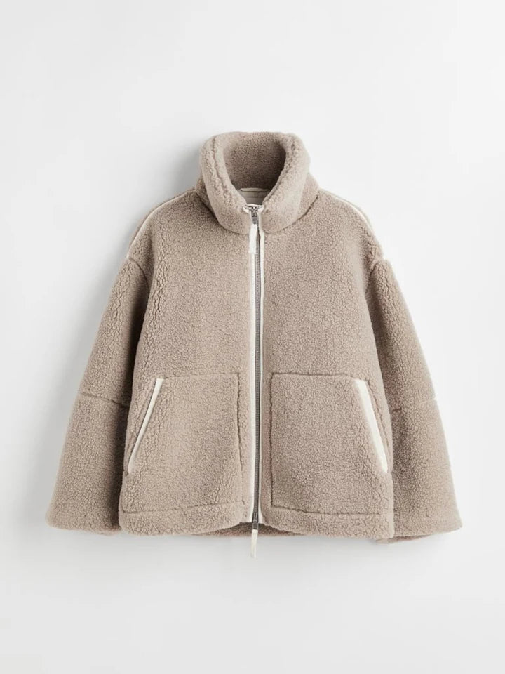 Chaqueta Teddy para Calidez con Estilo en Clima Frío