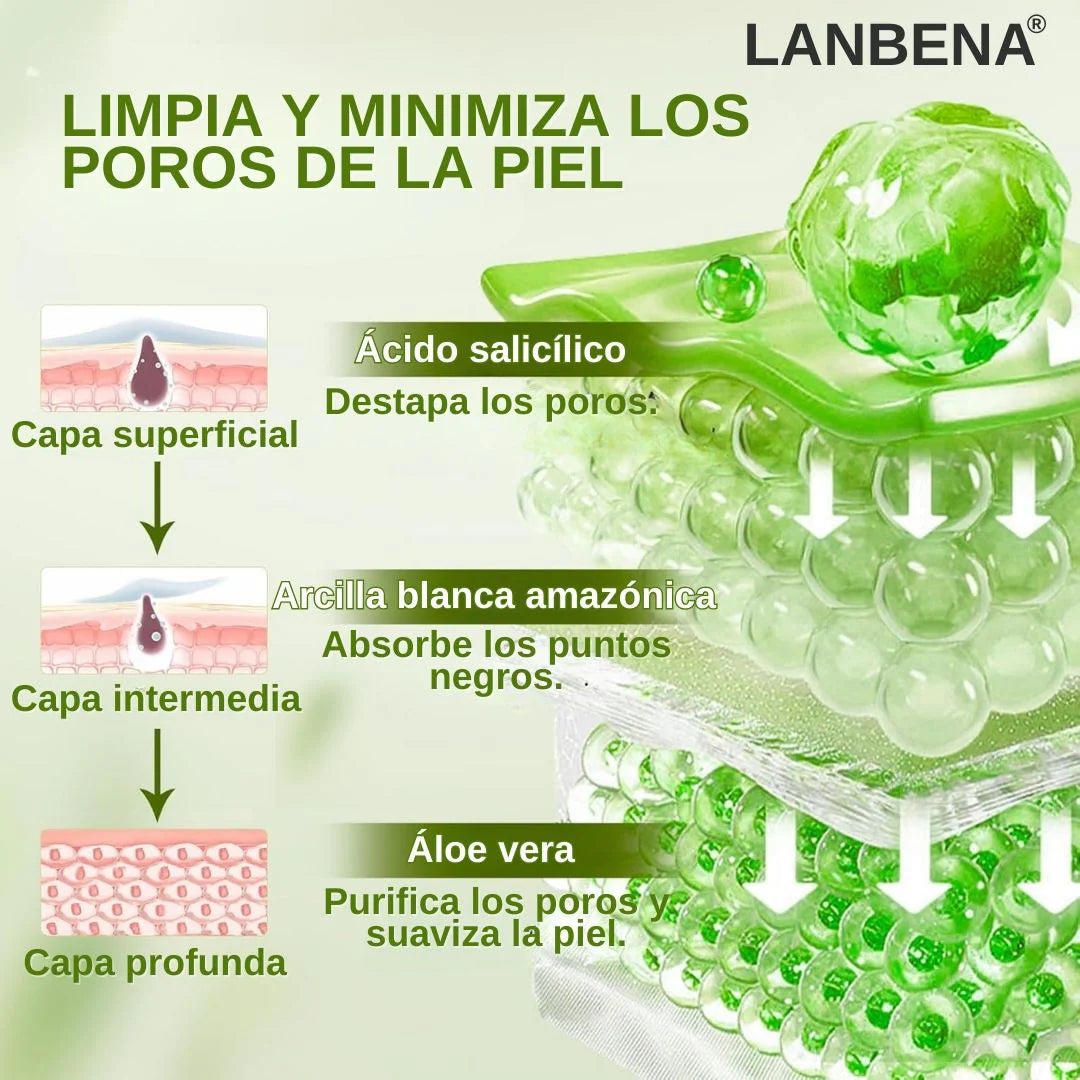 BlackOut Lanbena | Kit Eliminador de Puntos Negros - Crema + Tiras (60 pcs)