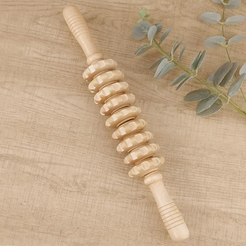 Wood Therapy Roller – Lymphatic Massage & Body Care - Aveneli